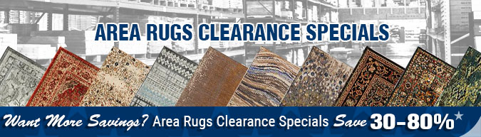 In-stock special Area Rugs inventory sell off - close out-sale clearance items, discontinued items, limited time, limited supply, flooring sale