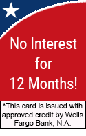Special No Interest Financing Available