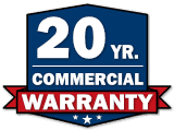 20 Year Commercial Warranty